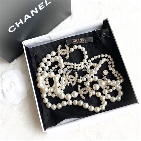 chanel 100th anniversary pearl necklace